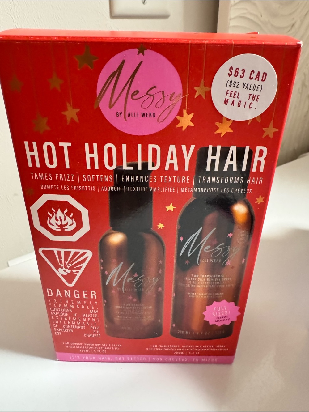 Messy by Ali Webb Hot Holiday Hair: Silk Revival Spray and Dry Style Cream